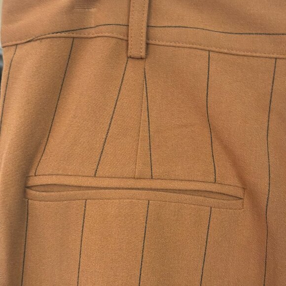 Danielle Bernstein - Mustard Pinstripe Suit - Blazer & Trousers Set - Picture 8 of 11